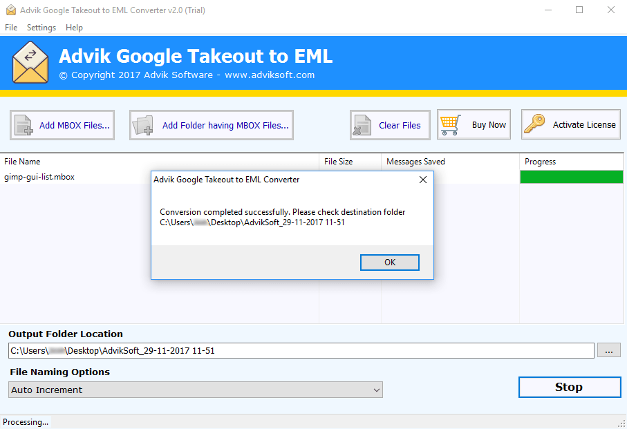 google takeout to eml converter