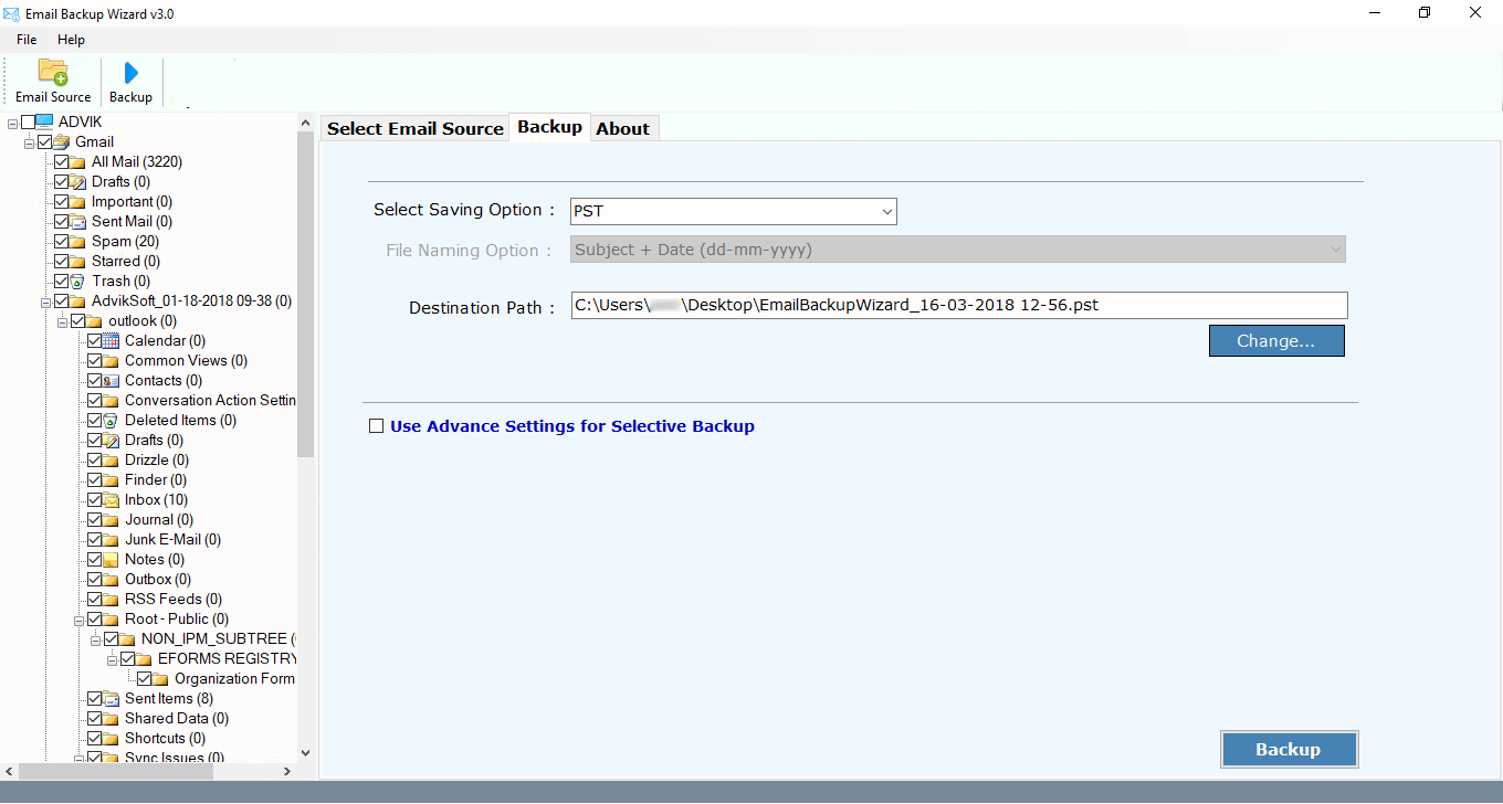 email back up wizard email back up wizard