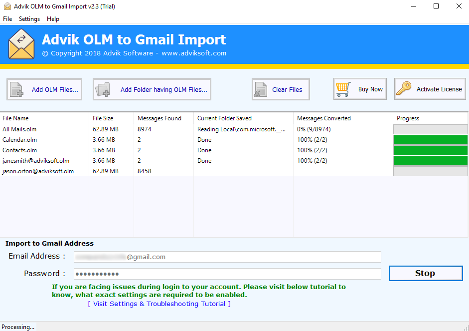 import outlook emails to gmail