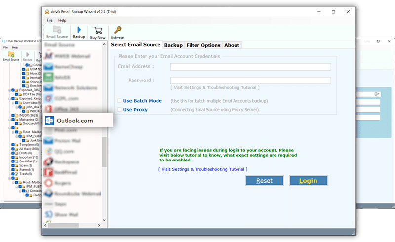 OWA Backup Tool