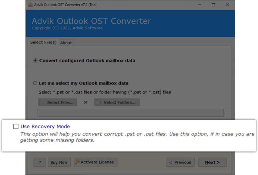 best way to convert ost file to csv