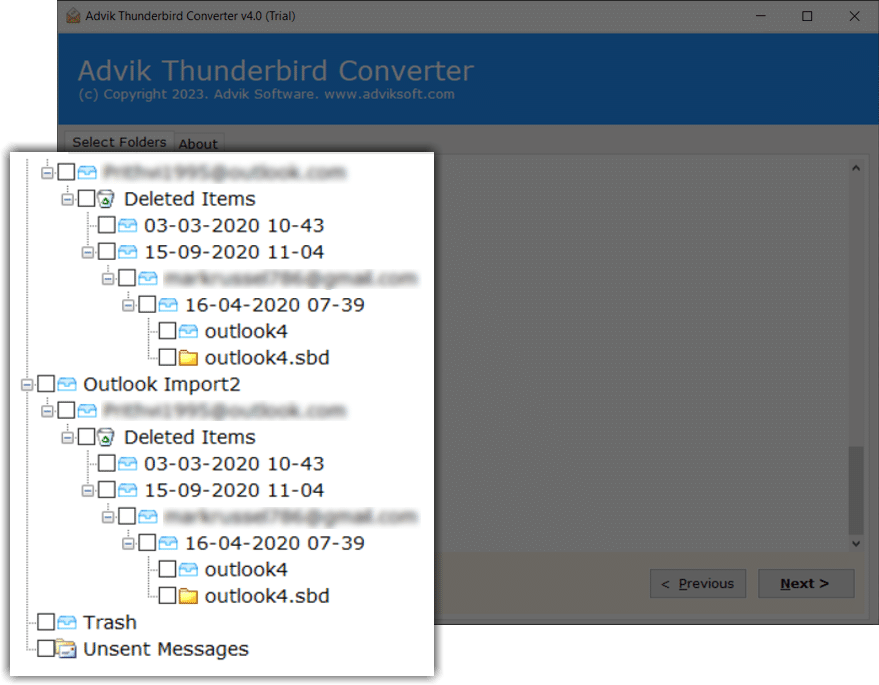 thunderbird converter third feature
