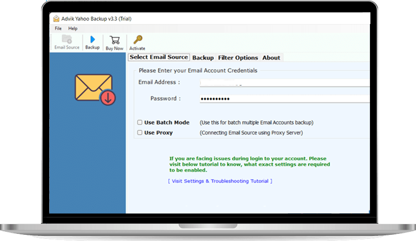 how to backup yahoo mail