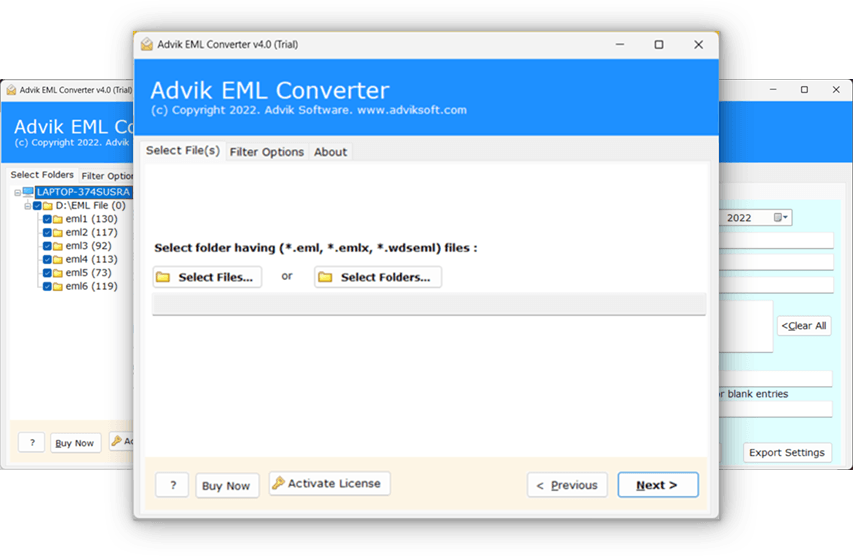 come convertire eml in pst