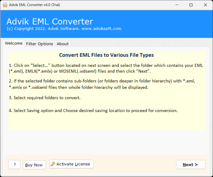 convertidor eml a pst