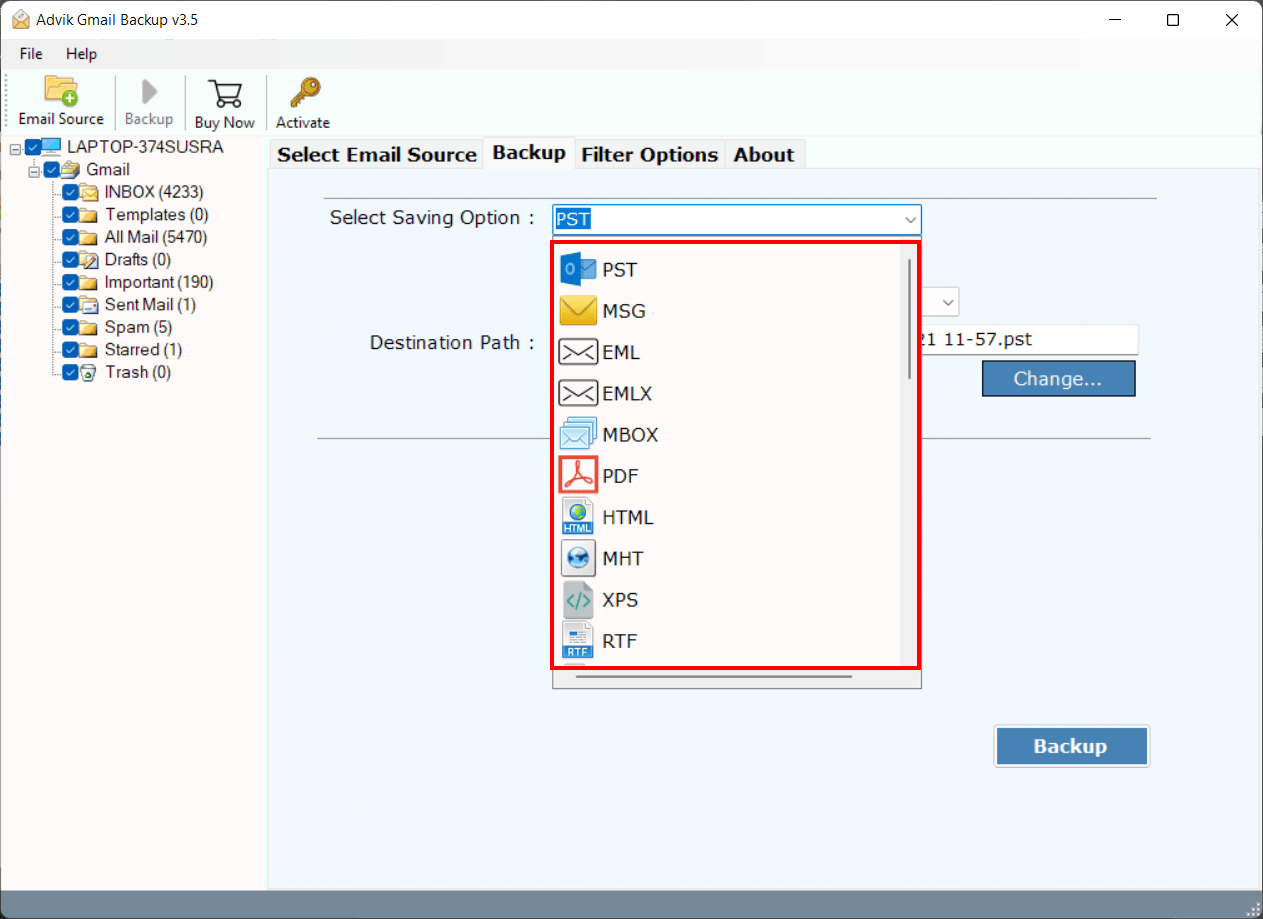 download gmail emails to computer