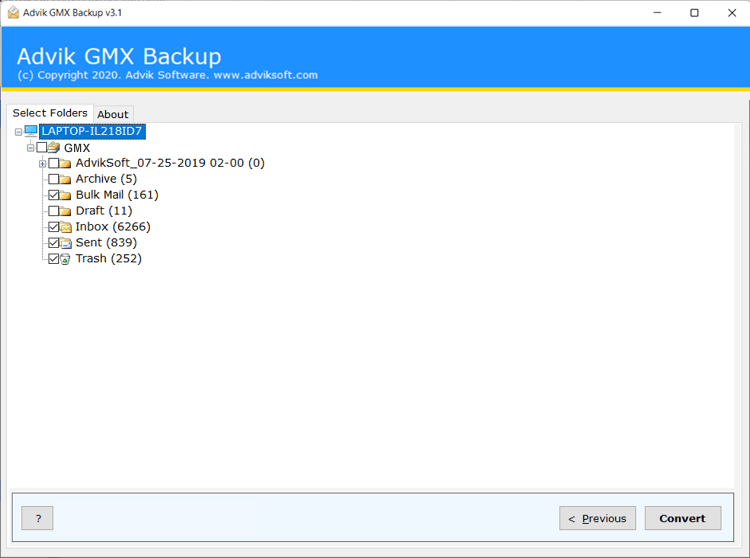 best gmx backup software