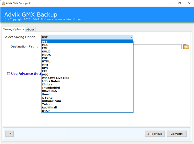 download gmx emails to computer