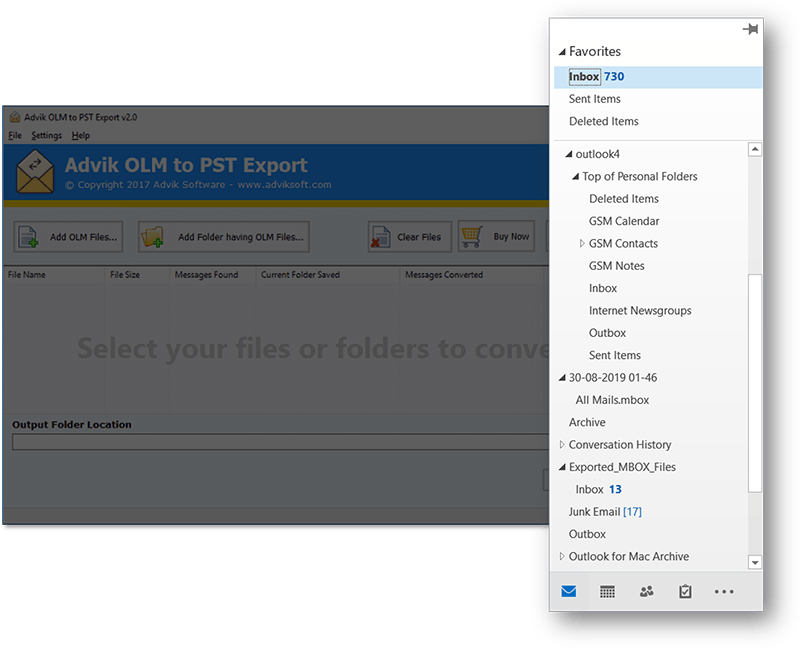 convert olm file to pst