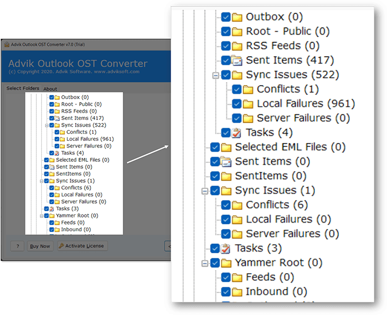 converter ost para pst