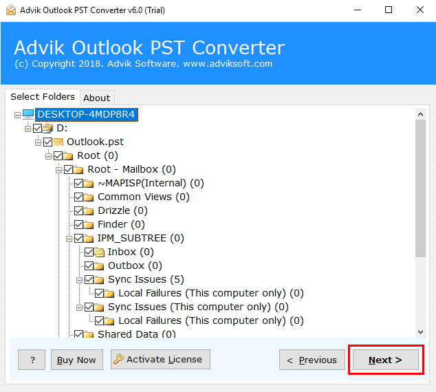 add pst file