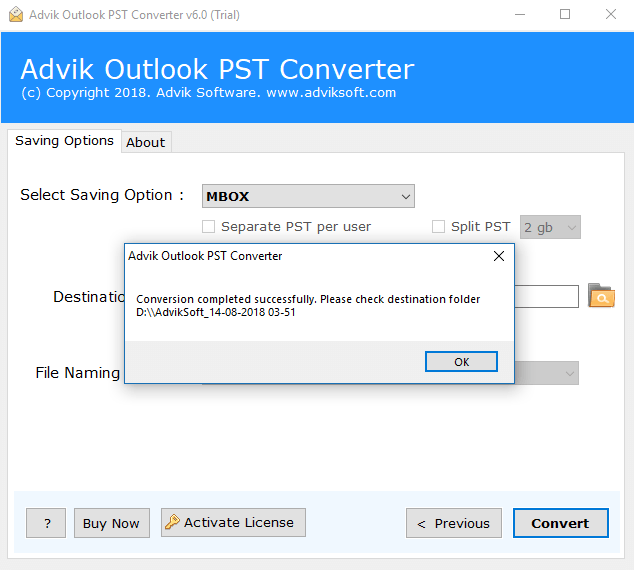 click convert