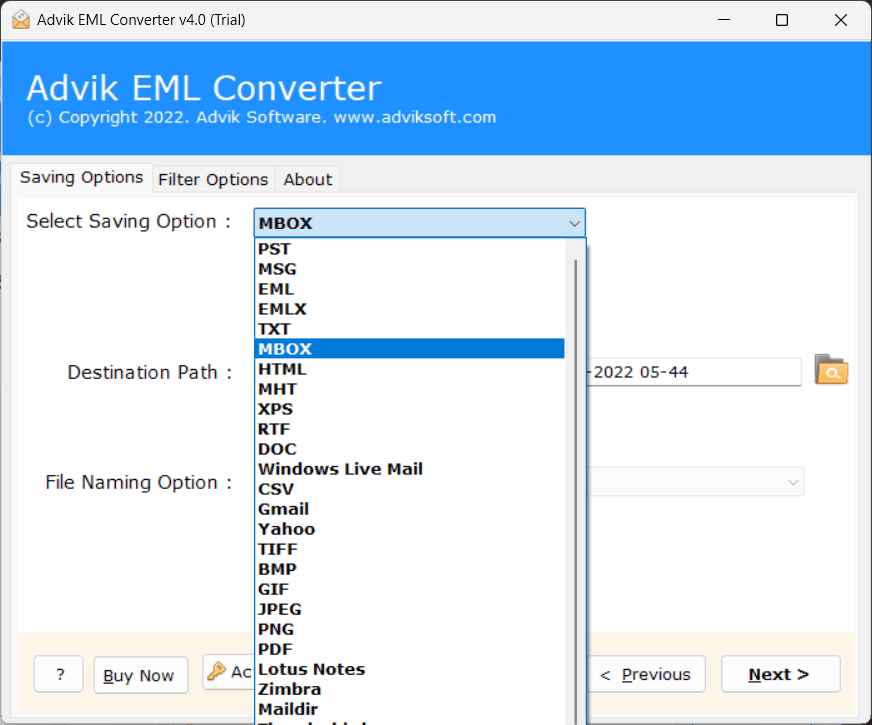 eml to mbox tool