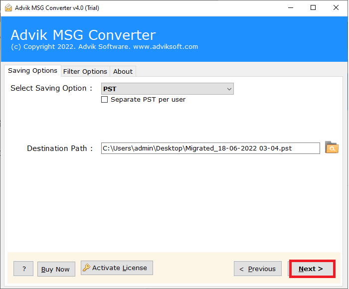 best msg to pst converter